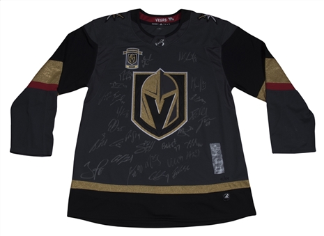 2017-18 Las Vegas Knights Team Signed Jersey With 27 Signatures (Fanatics)